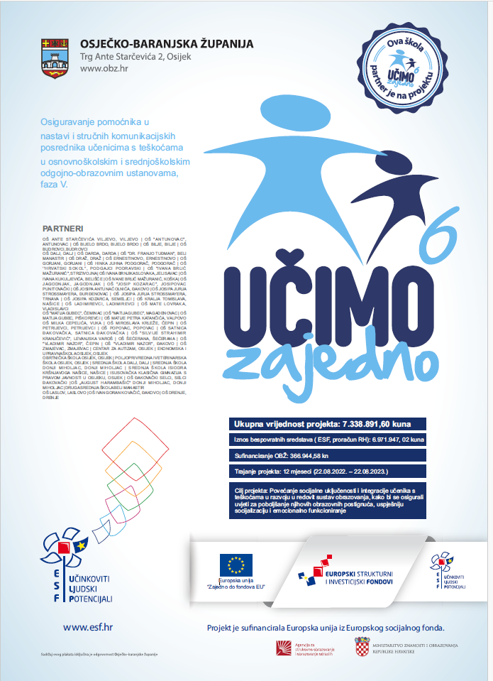 Učimo zajedno 6 plakat
