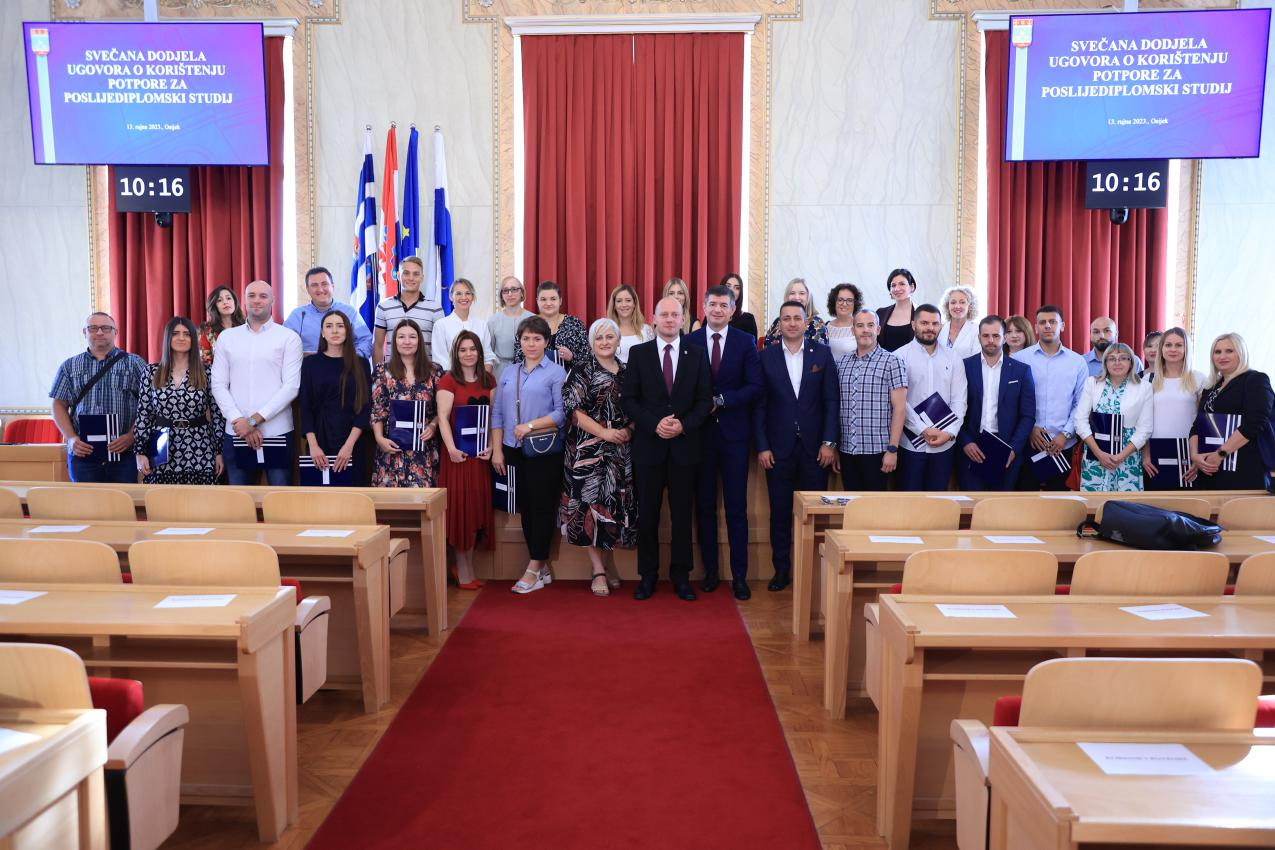 OBŽ dodijelila 90 potpora za poslijediplomski studij