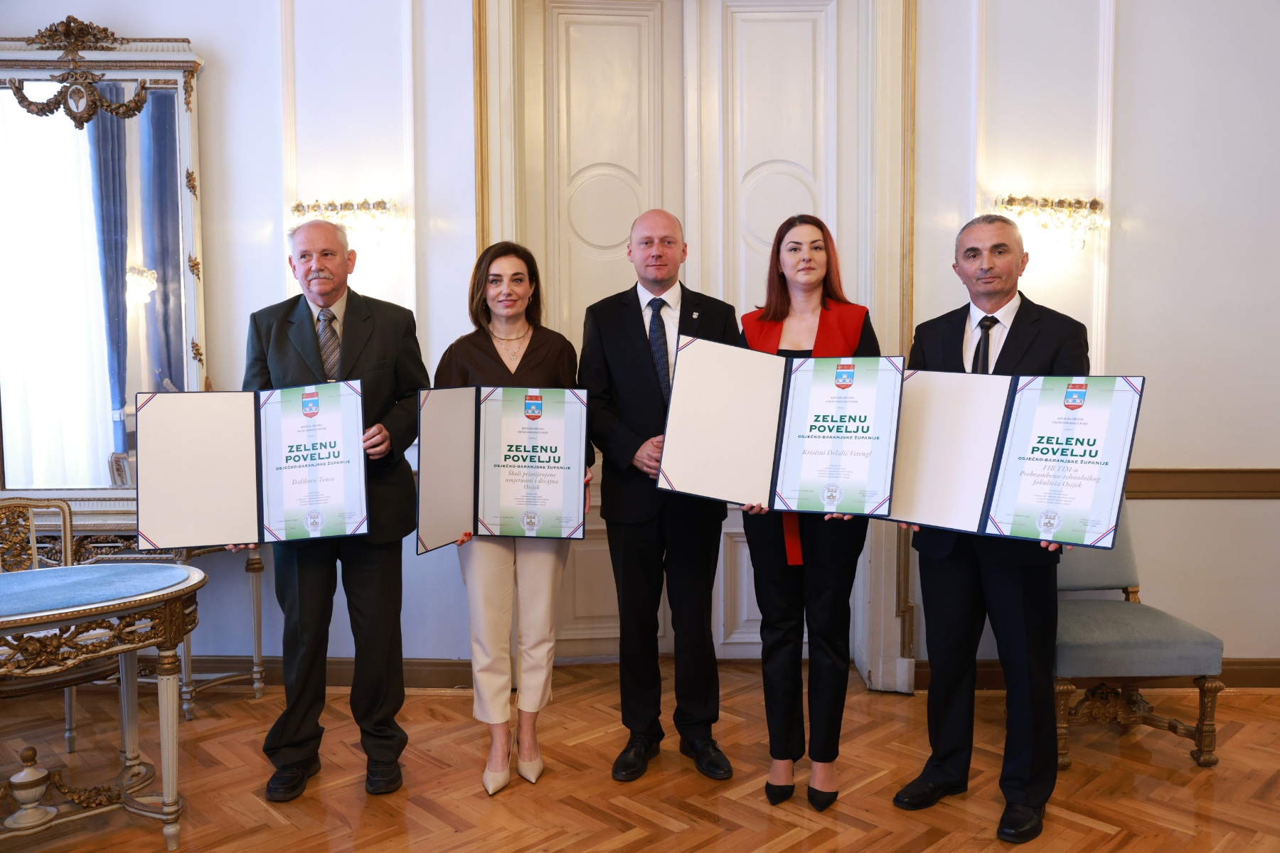 Zelene povelje Osječko-baranjske županije uručene istaknutim zaštitnicima prirode i okoliša