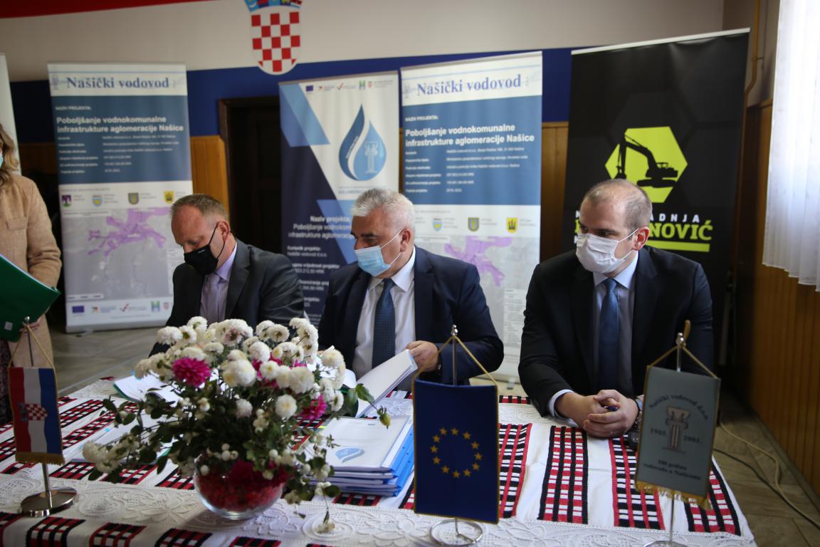 Više od 90% stanovnika šireg našičkog područja priključit će se na sustav javne odvodnje