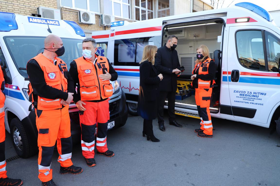 Još sedam novih vozila za sanitetski prijevoz pacijenata u OBŽ