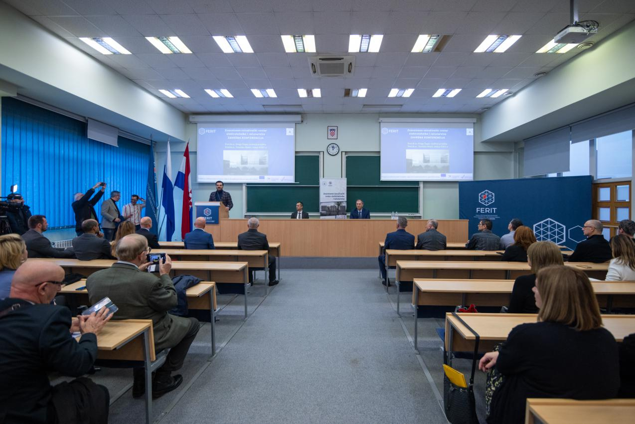 Završna konferencija projekta „Znanstveno-istraživački centar elektrotehnike i računarstva“ FERIT-a u Osijeku