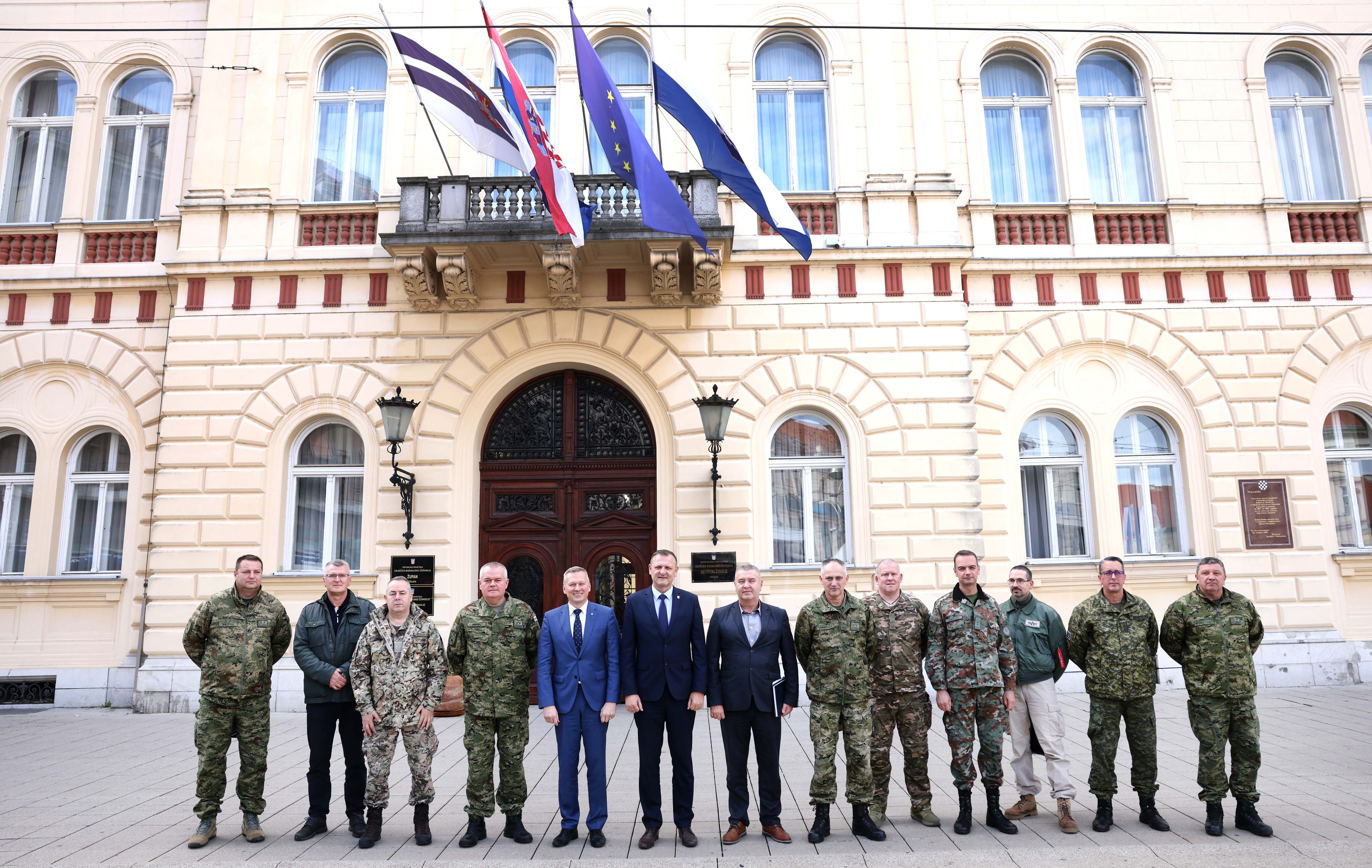 Polaznici Ratne škole „Ban Josip Jelačić“ u nastavnom posjetu Osijeku i Osječko-baranjskoj županiji