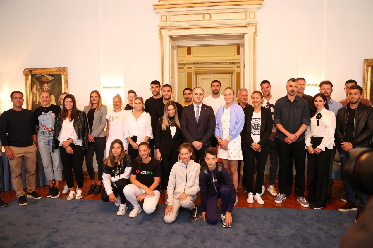 Župan Anušić primio najbolje hrvatske tenisače