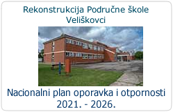 Rekonstrukcija Osnovne škole Ivana Kukuljevića Belišće, Područna škola Veliškovci za potrebe jednosmjenskog rada i cjelodnevne škole