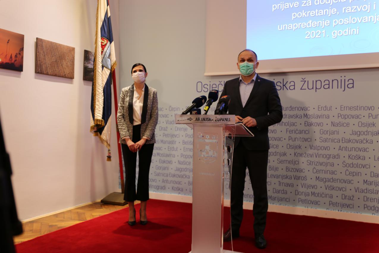 Osječko-baranjska županija odobrila 3 milijuna kuna za poticanje poduzetništva, u pripremi još 6 javnih poziva