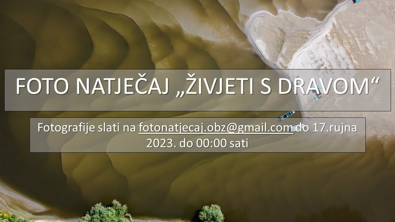 Otvoren foto natječaj "Živjeti s Dravom"