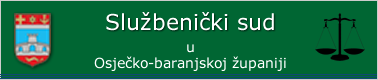 Službenički sud u Osječko-baranjskoj županiji