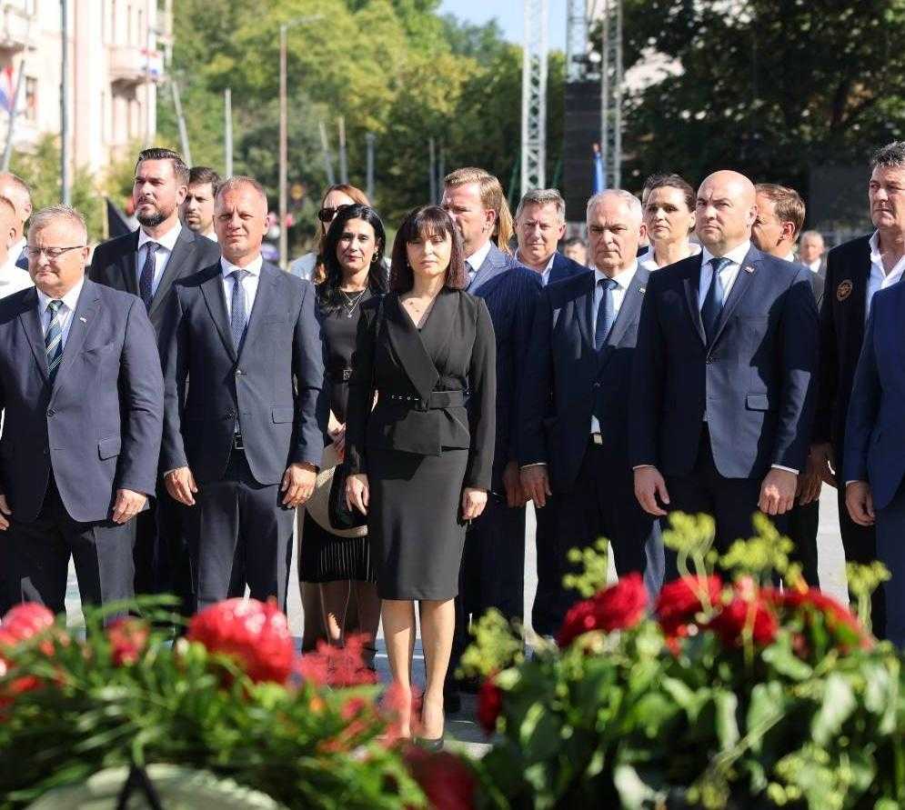 Županica Tramišak na središnjoj svečanosti u povodu Dana pobjede i domovinske zahvalnosti i Dana hrvatskih branitelja u Kninu